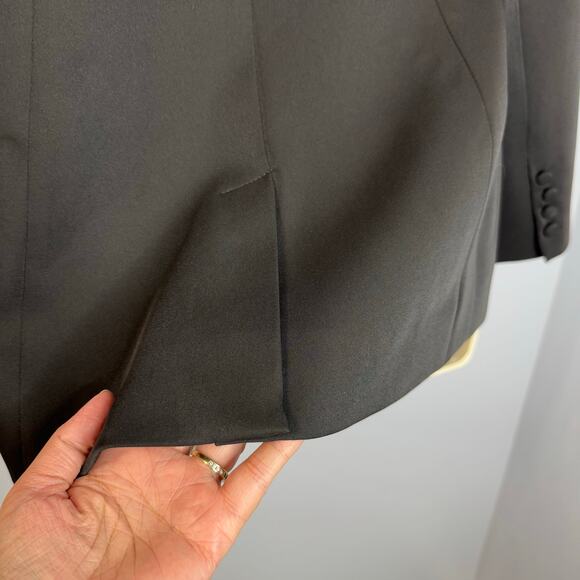 Meshki Helda Fitted Cinched Waist Tailored Blazers Black New Women's Sz M - Picture 9 of 16